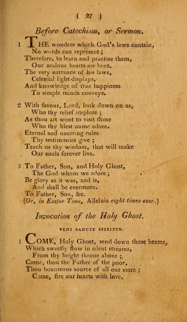 Hymns, for the Use of the Catholic Church in the United States of America (New ed.) page 27