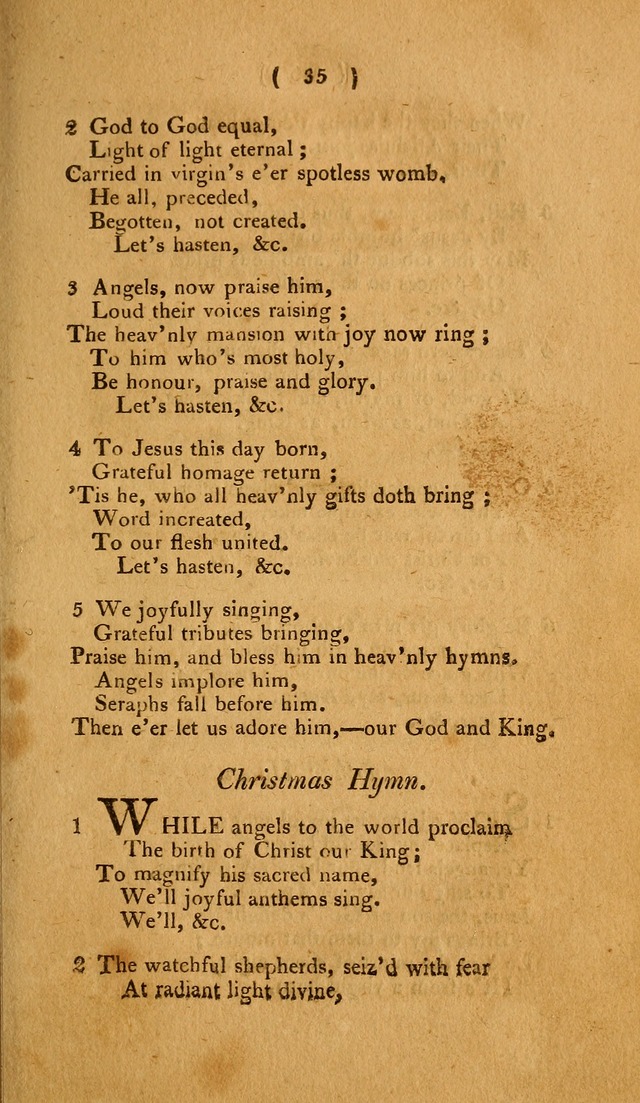 Hymns, for the Use of the Catholic Church in the United States of America (New ed.) page 35