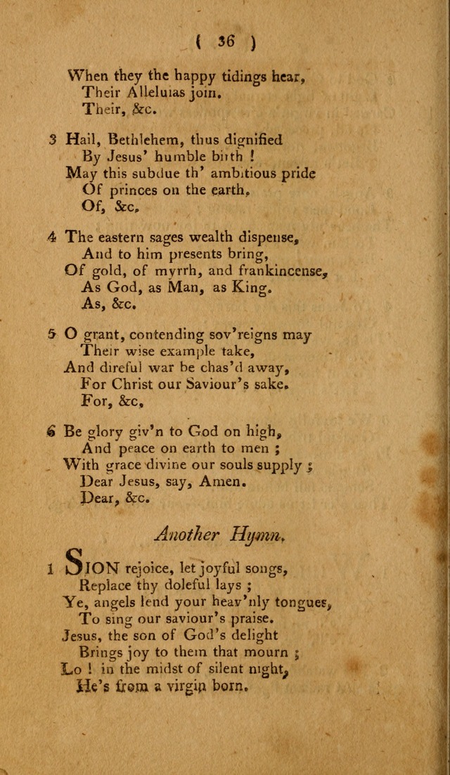 Hymns, for the Use of the Catholic Church in the United States of America (New ed.) page 36