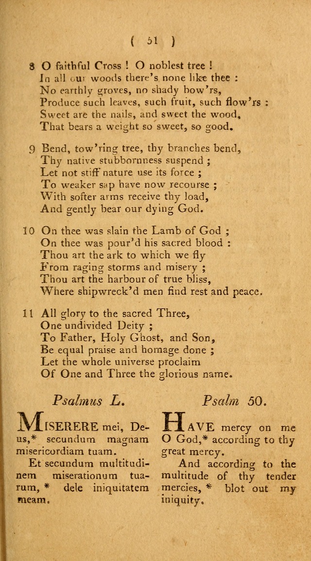 Hymns, for the Use of the Catholic Church in the United States of America (New ed.) page 51