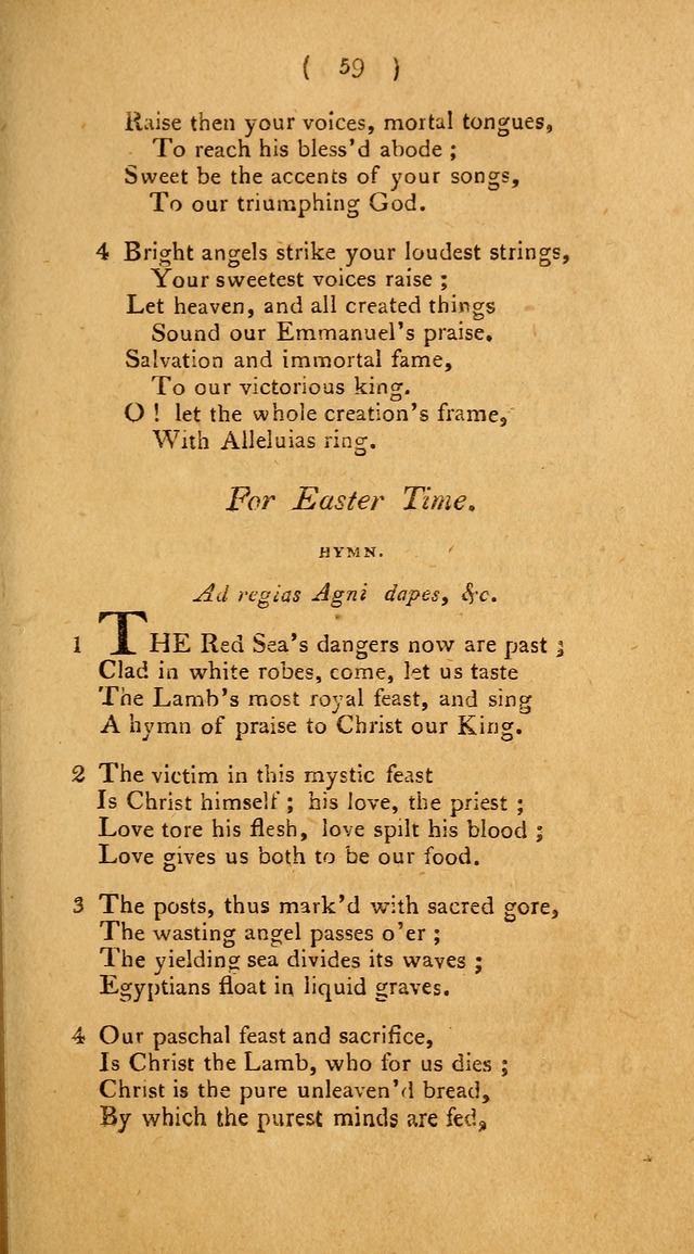 Hymns, for the Use of the Catholic Church in the United States of America (New ed.) page 59