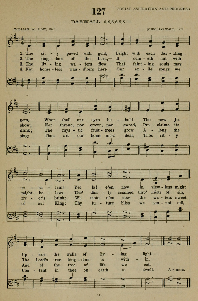 Hymns of the United Church page 111