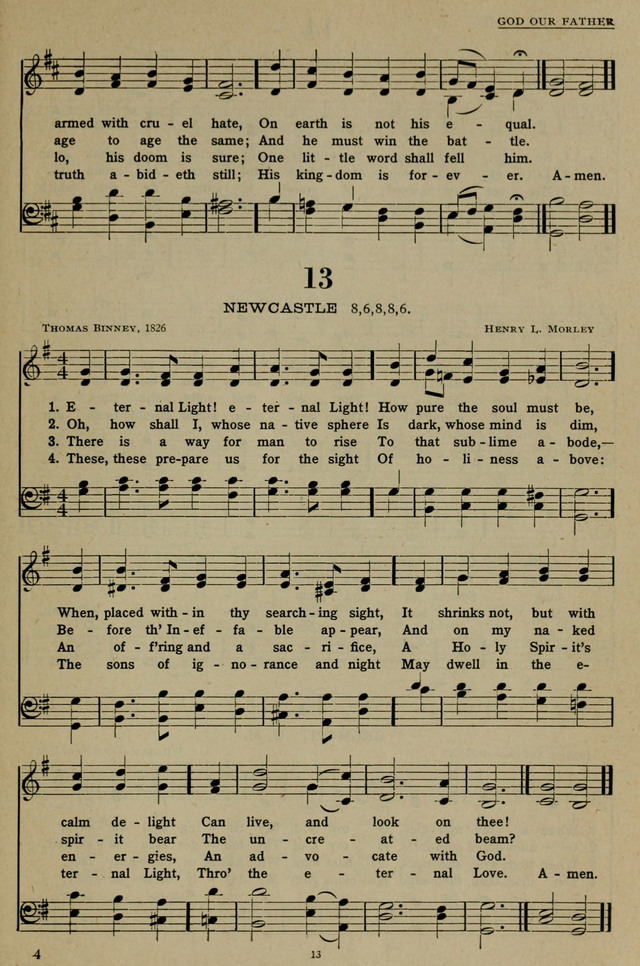 Hymns of the United Church page 13