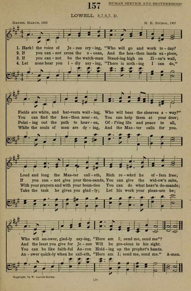 Hymns of the United Church page 139
