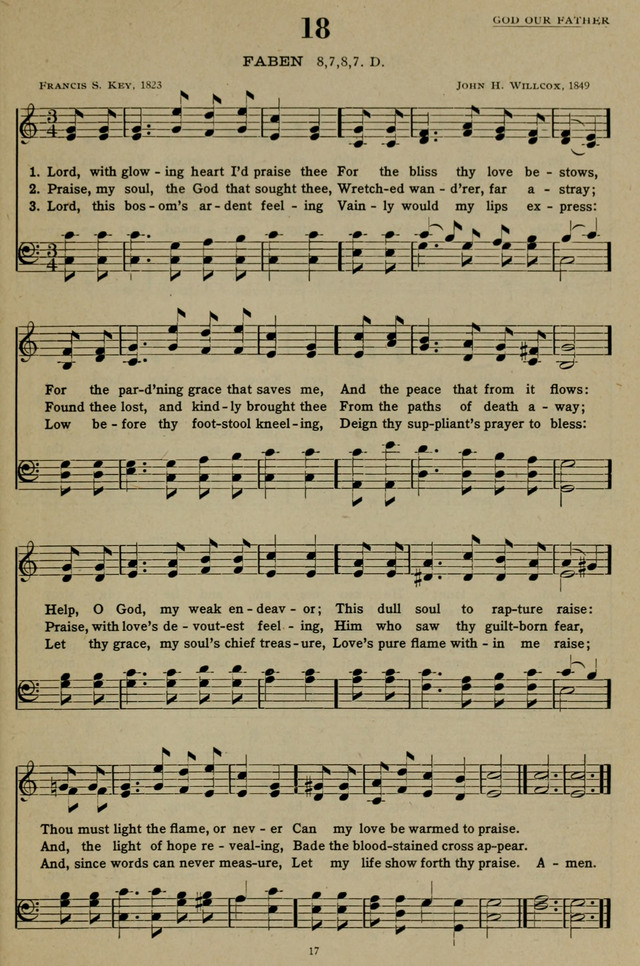 Hymns of the United Church page 17