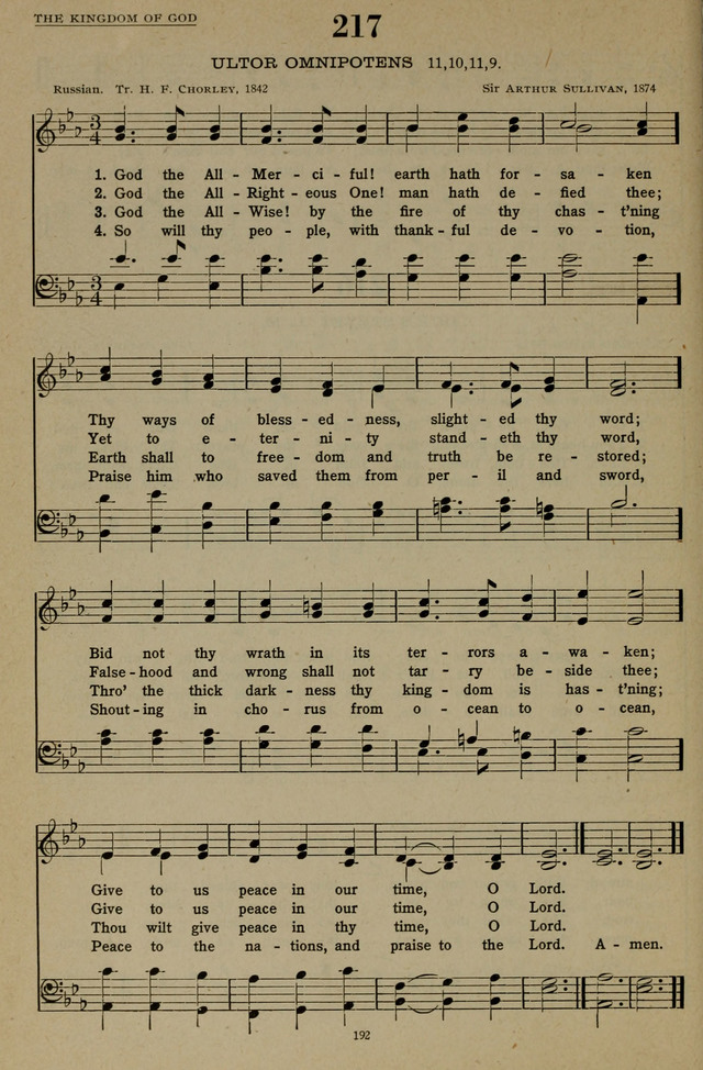 Hymns of the United Church page 192