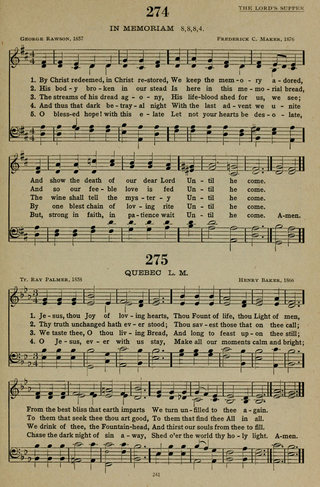 Hymns of the United Church page 241