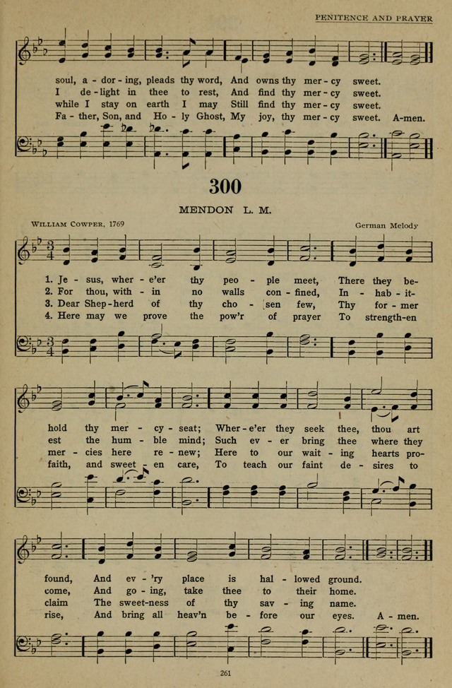 Hymns of the United Church page 261