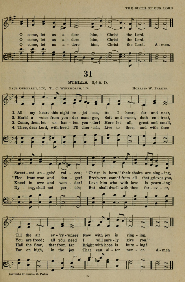 Hymns of the United Church page 27