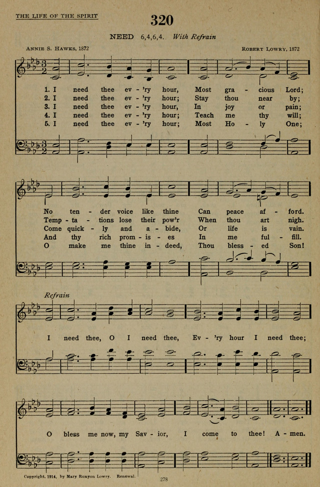 Hymns of the United Church page 278