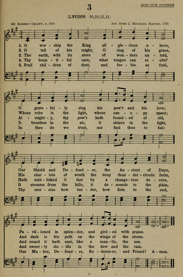 Hymns of the United Church page 3