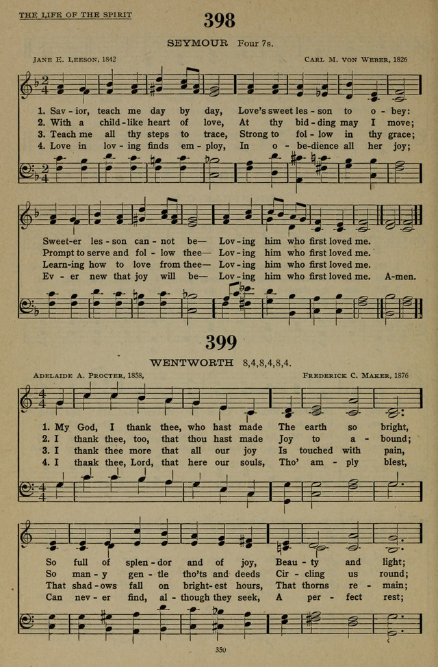 Hymns of the United Church page 350