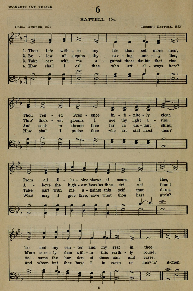 Hymns of the United Church page 6