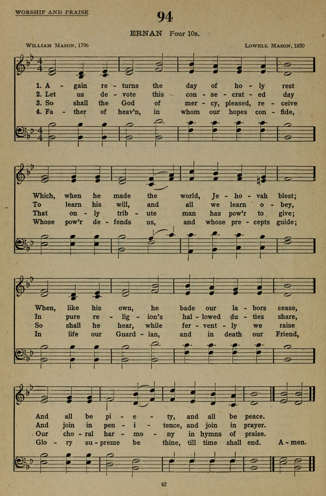 Hymns of the United Church page 82