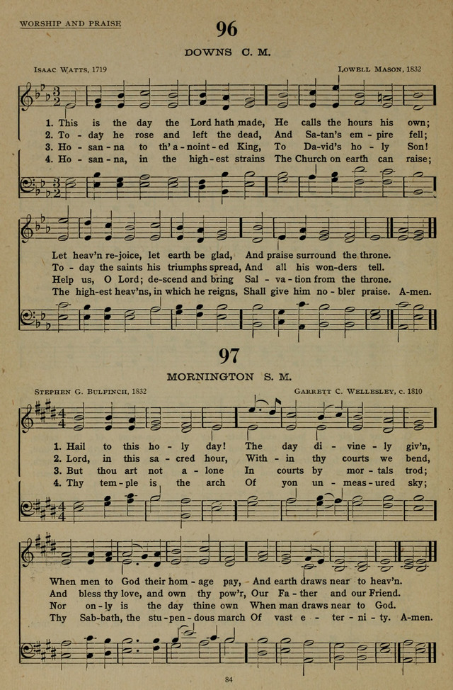 Hymns of the United Church page 84