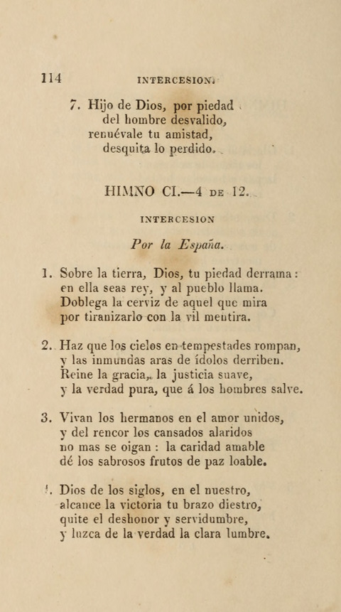Himnos para el Uso de las Congregaciones Españolas de la Iglesia Protestante Metodista page 122