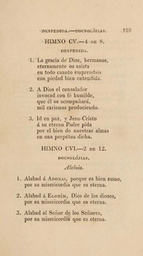 Himnos para el Uso de las Congregaciones Españolas de la Iglesia Protestante Metodista page 127