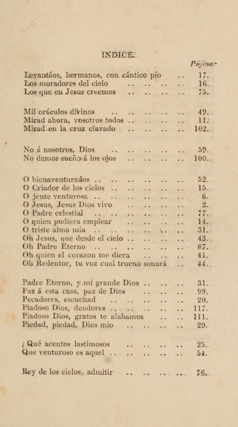 Himnos para el Uso de las Congregaciones Españolas de la Iglesia Protestante Metodista page 131