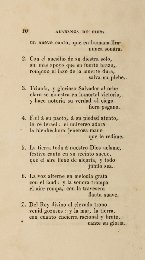 Himnos para el Uso de las Congregaciones Españolas de la Iglesia Protestante Metodista page 18