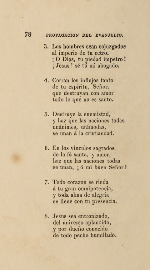 Himnos para el Uso de las Congregaciones Españolas de la Iglesia Protestante Metodista page 86