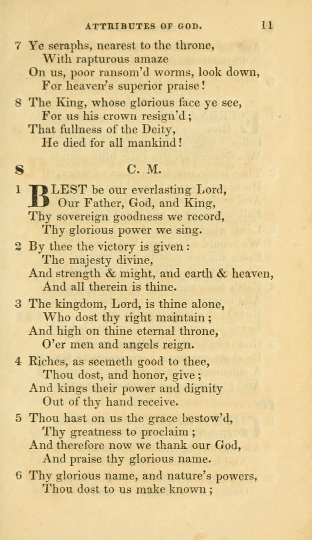 Hymns selected from various authors: for the use of the Evangelical Association, and all lovers of pious devotion (5th ed.) page 11