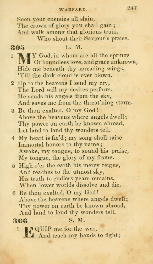 Hymns selected from various authors: for the use of the Evangelical Association, and all lovers of pious devotion (5th ed.) page 249