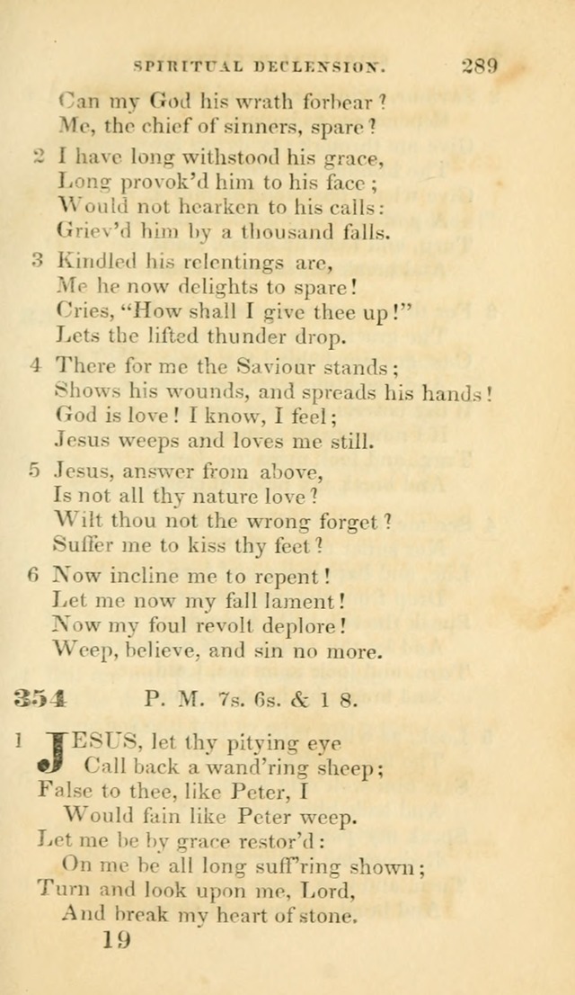 Hymns selected from various authors: for the use of the Evangelical Association, and all lovers of pious devotion (5th ed.) page 299