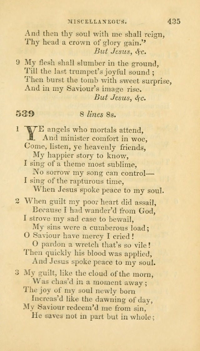 Hymns selected from various authors: for the use of the Evangelical Association, and all lovers of pious devotion (5th ed.) page 447
