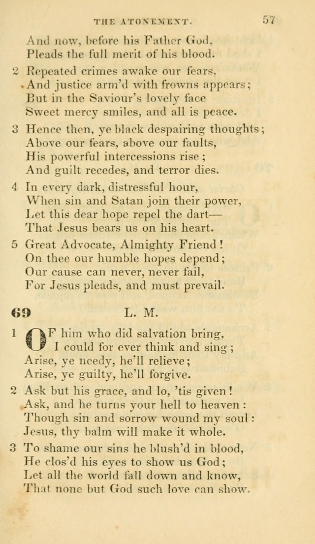 Hymns selected from various authors: for the use of the Evangelical Association, and all lovers of pious devotion (5th ed.) page 57