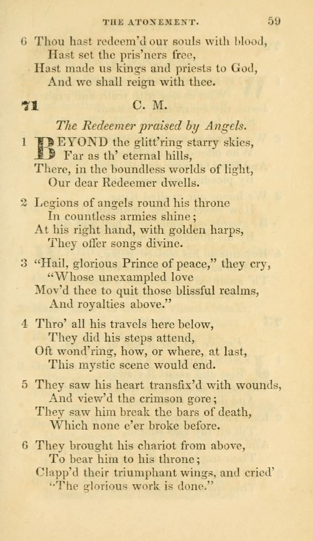 Hymns selected from various authors: for the use of the Evangelical Association, and all lovers of pious devotion (5th ed.) page 59