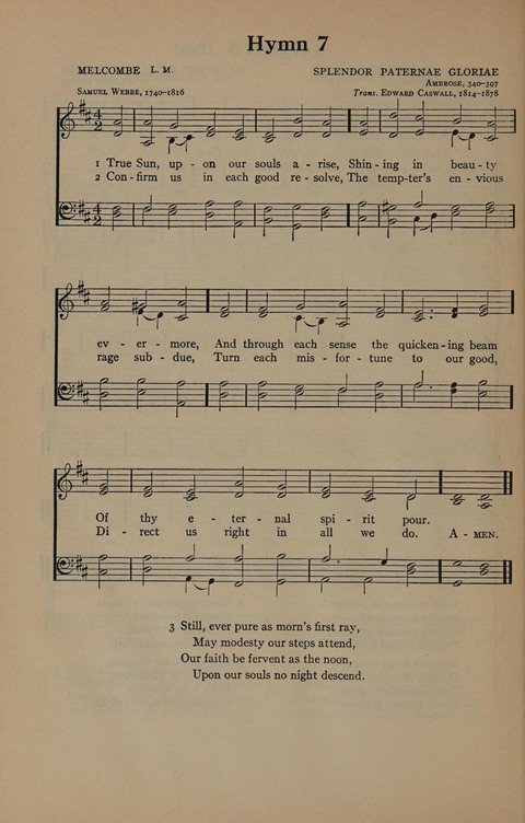 The Harvard University Hymn Book page 8