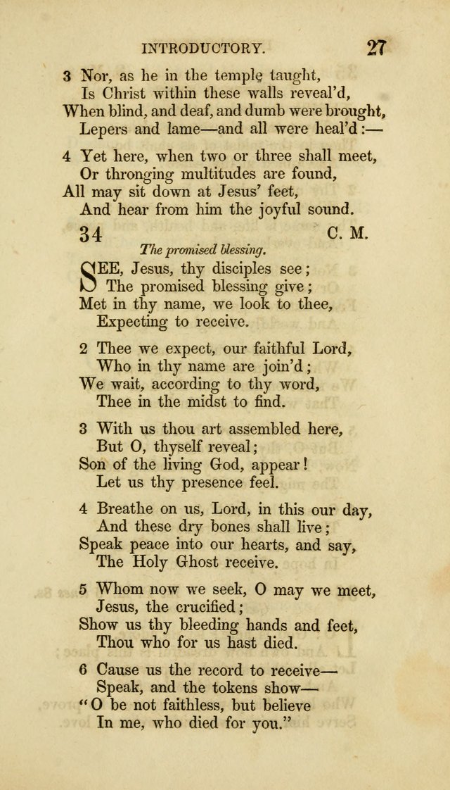 Hymns for the Use of the Methodist Episcopal Church. Rev. ed. page 34