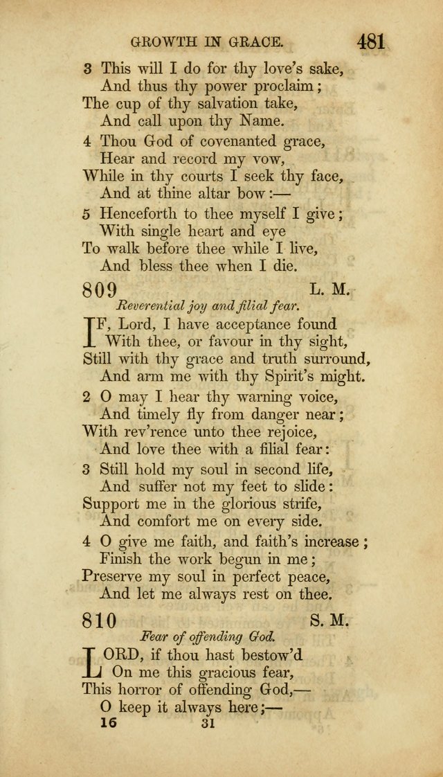 Hymns for the Use of the Methodist Episcopal Church. Rev. ed. page 488