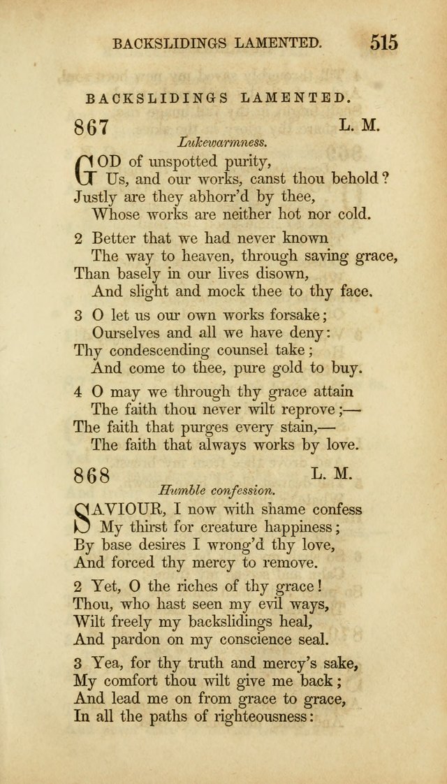 Hymns for the Use of the Methodist Episcopal Church. Rev. ed. page 522