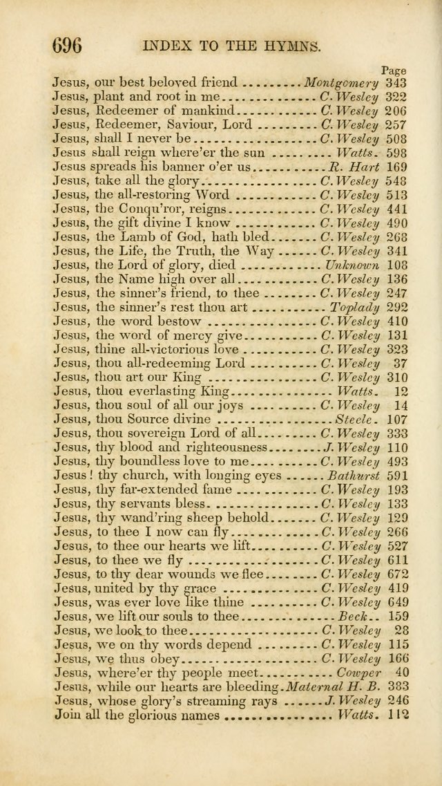 Hymns for the Use of the Methodist Episcopal Church. Rev. ed. page 703