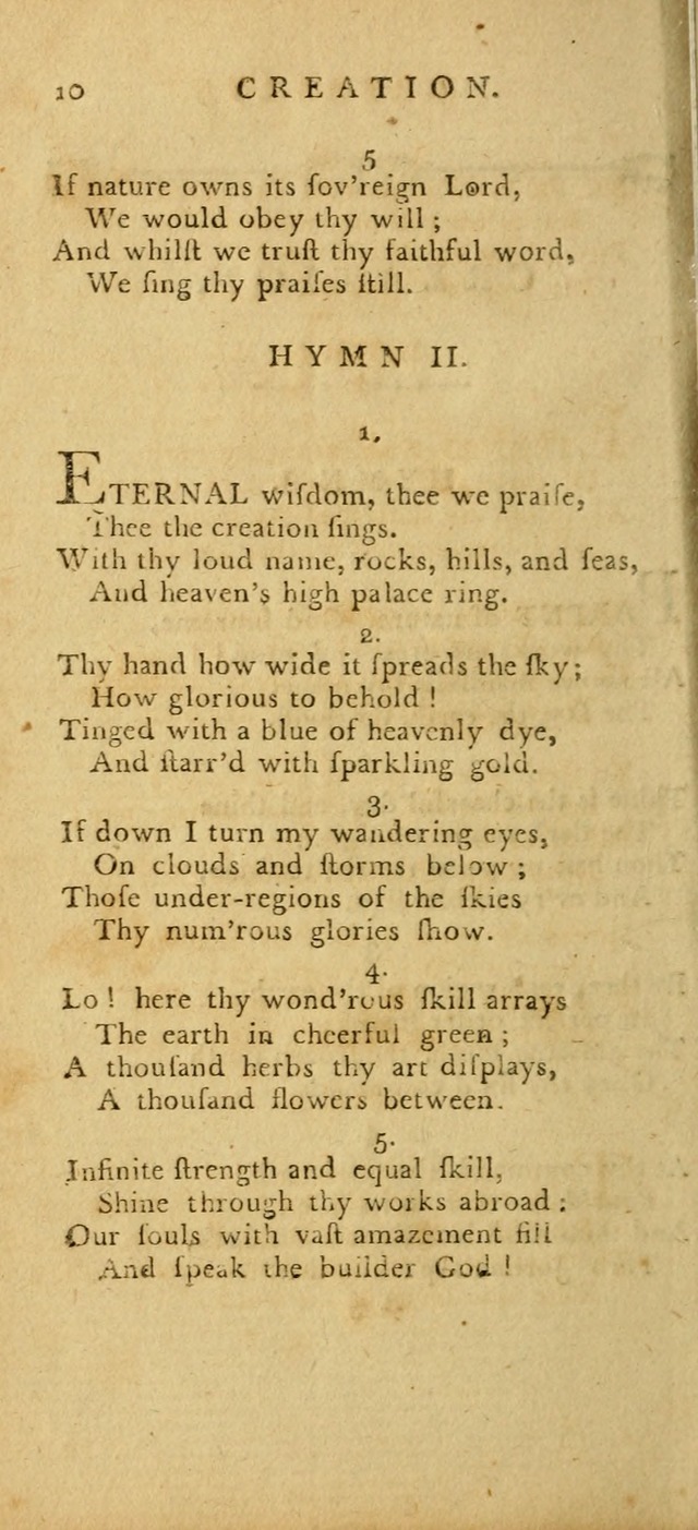 Hymns for the Use of the Society of United Christian Friends: with their constitution annexed page 10