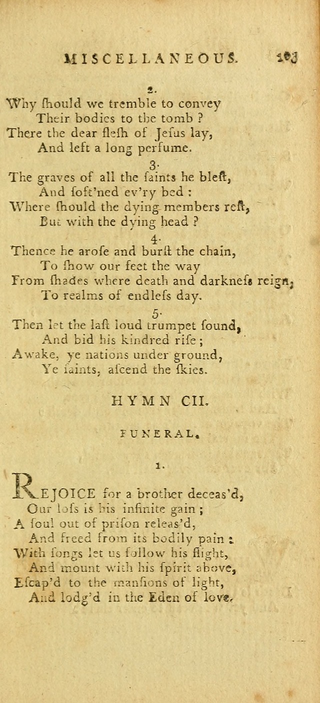 Hymns for the Use of the Society of United Christian Friends: with their constitution annexed page 103