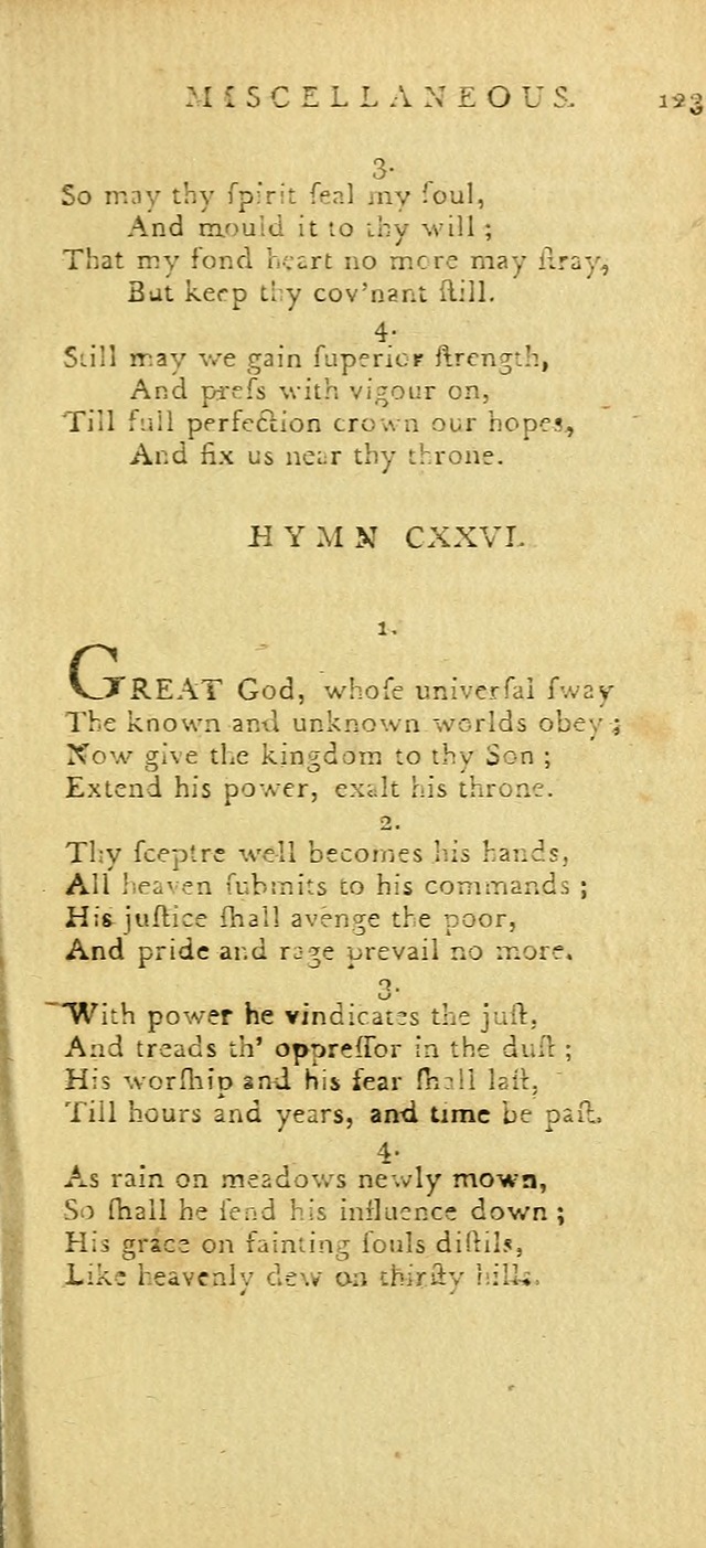 Hymns for the Use of the Society of United Christian Friends: with their constitution annexed page 123