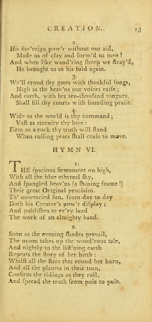 Hymns for the Use of the Society of United Christian Friends: with their constitution annexed page 13