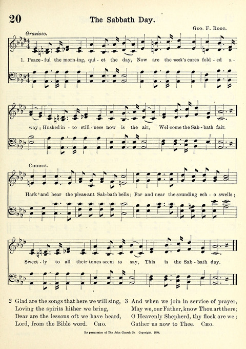 Heart and Voice: a collection of Songs and Services for the Sunday School and the Home page 132
