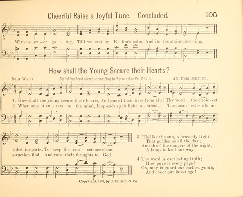 Heart and Voice: a New Collection of Sunday School Songs page 105