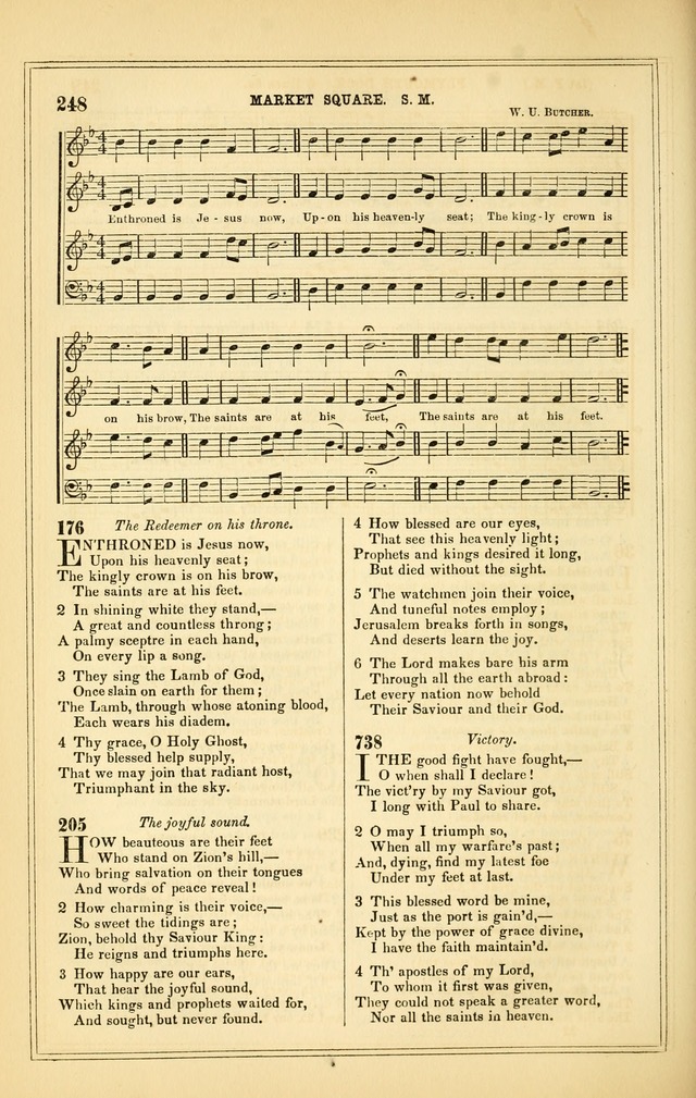 The Heart and Voice: or, Songs of Praise for the Sanctuary: hymn and tune book, designed for congregational singing in the Methodist Episcopal Church, and for congregations generally page 248
