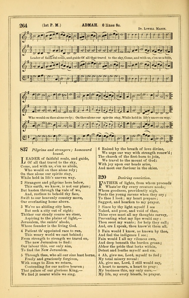 The Heart and Voice: or, Songs of Praise for the Sanctuary: hymn and tune book, designed for congregational singing in the Methodist Episcopal Church, and for congregations generally page 264