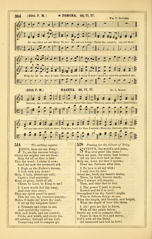 The Heart and Voice: or, Songs of Praise for the Sanctuary: hymn and tune book, designed for congregational singing in the Methodist Episcopal Church, and for congregations generally page 364