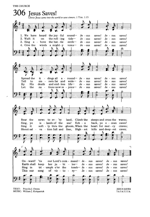 The Hymnal for Worship and Celebration page 306