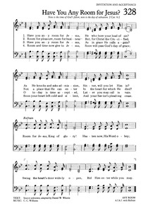 Have You Any Room For Jesus Hymnary Org