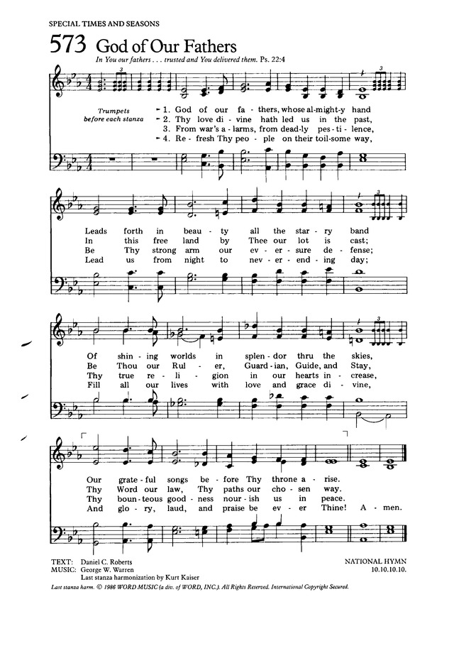 The Hymnal for Worship and Celebration page 564