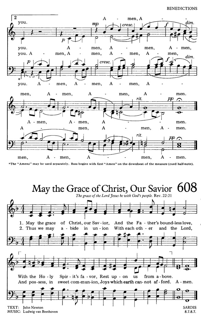 The Hymnal for Worship and Celebration page 593
