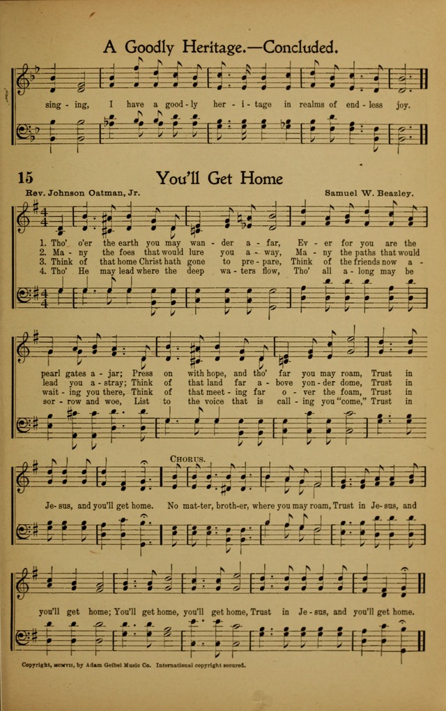 Hymns We Love, for Sunday Schools and All Devotional Meetings page 17