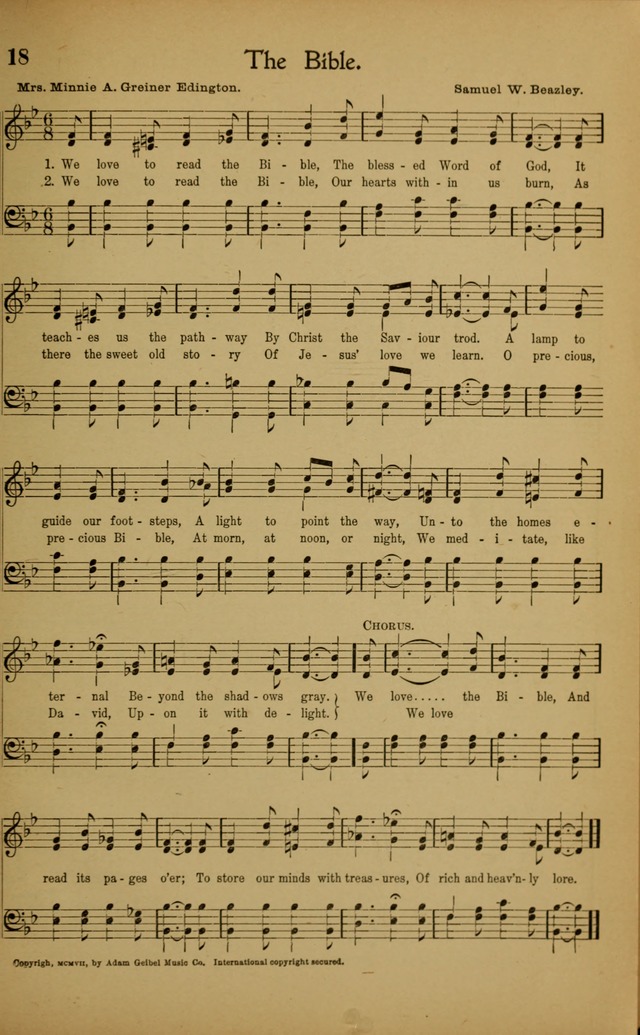 Hymns We Love, for Sunday Schools and All Devotional Meetings page 21